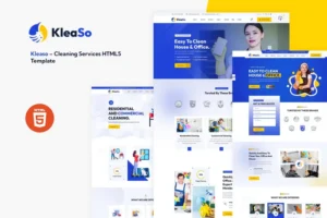 Mua Kleaso – Cleaning Services HTML5 Template giá rẻ