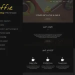 Koffie – Coffee Shop HTML Landing Page