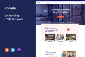 Mua Komito - Co-Working HTML Template giá rẻ