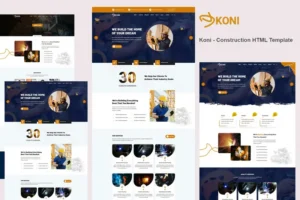 Mua Koni - Construction HTML Template giá rẻ