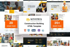 Mua Konstruk - Construction HTML Template giá rẻ