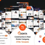 Konta – Construction HTML Template