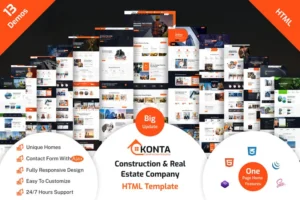 Mua Konta - Construction HTML Template giá rẻ