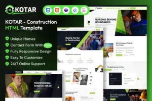 Mua Kotar - Construction Company HTML Template giá rẻ