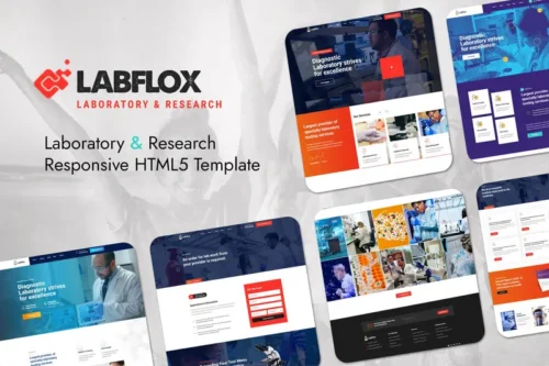 Mua Labflox - Laboratory & Research Responsive HTML5 giá rẻ