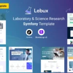 Labux – Laboratory & Research Symfony 7 Template