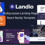 Landio – Multipurpose Landing Page React Template