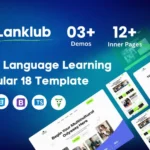 Lanklub – Multi Language Learning Angular Template