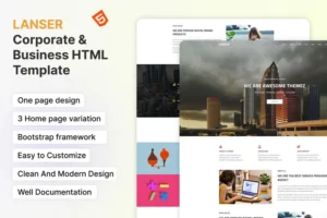 Mua LANSER - Corporate & Business HTML Template giá rẻ