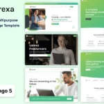 Larexa – Django 5 Multipurpose Landing Template