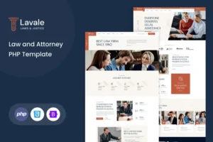 Mua Lavale | Law and Attorney PHP Template giá rẻ