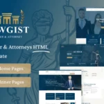 Lawgist – Attorney & Lawyers HTML Template