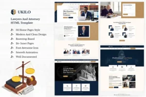 Mua Lawyers And Attorney HTML5 Template giá rẻ