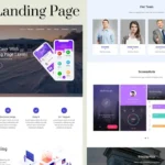 Laxmi – Responsive App Landing Page