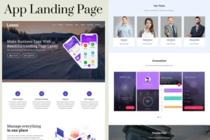Mua Laxmi - Responsive App Landing Page giá rẻ
