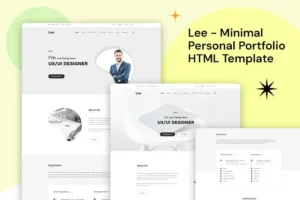 Mua Lee - Minimal Personal Portfolio HTML Template giá rẻ