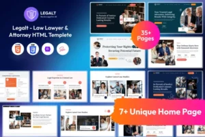 Mua Legalt - Law Lawyer & Attorney HTML Template giá rẻ