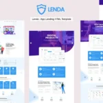 Lenda – App Landing HTML Template