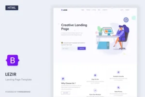 Mua Lezir - Bootstrap 5 Landing Page Template giá rẻ