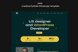 Mua Liam - Creative Portfolio Showcase Template giá rẻ