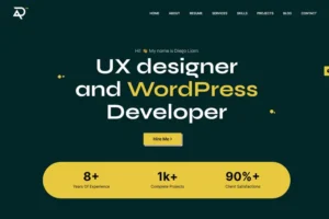 Mua Liam - Tailwind Next JS Portfolio Template giá rẻ
