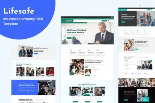 Mua Lifesafe-Insurance Company HTML Template giá rẻ