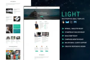 Mua LIGHT - Multipurpose Responsive Email Template giá rẻ
