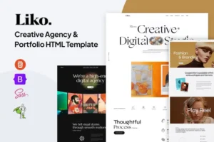 Mua Liko - Creative Agency & Portfolio HTML Template giá rẻ