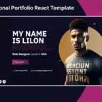 Lilon – Personal Portfolio ReactJs Template