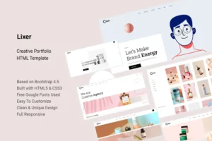 Mua Lixer - Creative Portfolio HTML Template giá rẻ