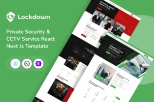 Mua Lockdown - Security & CCTV React Next Js Template giá rẻ