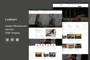 Mua Lockhart -Attorneys and Law Firm HTML Template giá rẻ