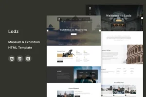 Mua Lodz - Museum & Exhibition HTML Template giá rẻ