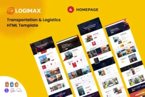 Mua Logimax - Transportation & Logistics HTML Template giá rẻ