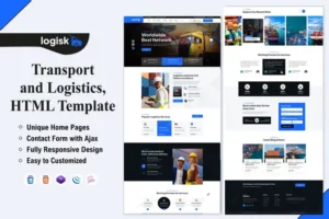 Mua Logisk - Transport & Logistic Service Template giá rẻ