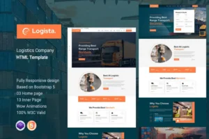 Mua Logista - Logistics Company HTML Template giá rẻ