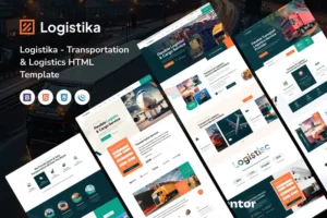 Mua Logistika - Transport & Logistics HTML Template giá rẻ