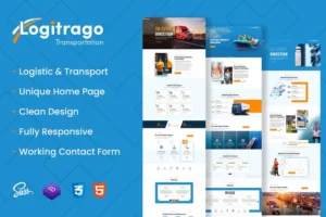 Mua Logitrago - Transport & Logistics HTML Template giá rẻ