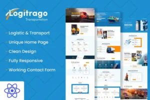 Mua Logitrago - Transport & Logistics React Template giá rẻ