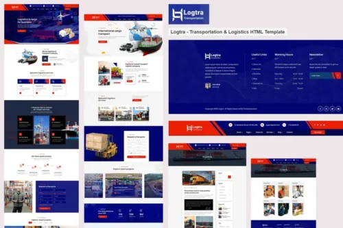 Mua Logtra - Transportation & Logistics HTML Template giá rẻ