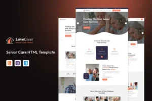 Mua Lovegiver - Senior Care HTML Template giá rẻ