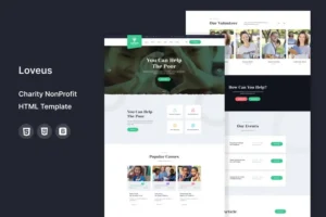 Mua Loveus - Charity NonProfit HTML Template giá rẻ