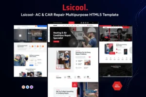 Mua Lsicool- AC & CAR Repair HTML5 Template giá rẻ