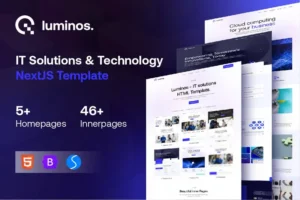 Mua Luminos - IT Solutions NextJS Template giá rẻ