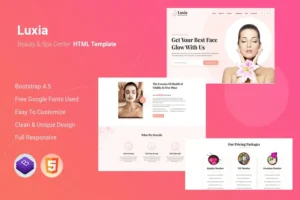 Mua Luxia - Beauty & Spa Center HTML Template giá rẻ