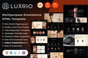 Mua Luxrio – Multipurpose eCommerce HTML Template giá rẻ