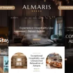 Luxury Hotel Booking Website Template – Almaris