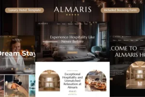 Mua Luxury Hotel Booking Website Template - Almaris giá rẻ