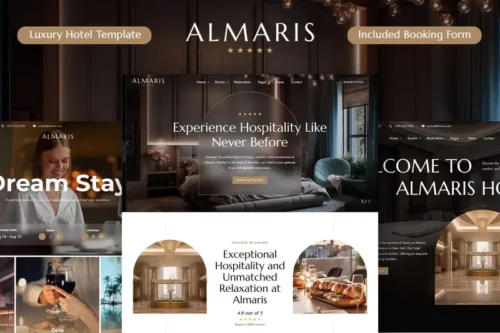 Mua Luxury Hotel Booking Website Template - Almaris giá rẻ
