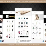 Luxury Shop eCommerce HTML Template
